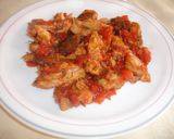 Foto del paso 7 de la receta Pollo y magro con tomate frito natural