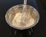 A picture of step 2 of Mega Caramel N&M Chovolate Chunk Cookies.