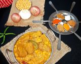 কাঁচা কাঁঠাল দিয়ে বুটের ডাল রেসিপির ধাপ 3 ছবি