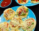 मिनी उत्तपम बाइट्स(mini uttapam bites recipe in hindi) रेसिपी चरण 6 फोटो