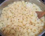 Foto del paso 1 de la receta: Mac&cheese con taquitos de jamón ahumado
