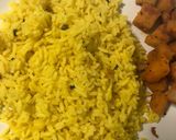 A picture of step 5 of #GA4# week21 TURMERIC COCONUT Milk rice.