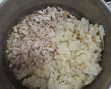 Foto del paso 2 de la receta: Tortilla de coliflor y pollo al horno