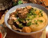 A picture of step 7 of Scallop, Pork Rib, and Daikon Soup.