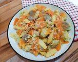 Foto langkah ke 5 dari resep Capcay Sayur Bakso Kering.