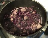 Une image de l'étape 8 de Sauté de porc au chou rouge.