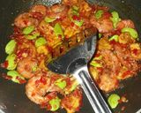 Foto langkah ke 4 dari resep Balado Udang Pete.