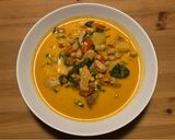 Foto del paso 11 de la receta Guiso cremoso de pollo al pimentón con garbanzos y espinacas