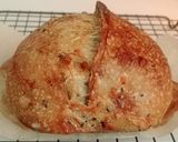 Foto langkah ke 22 dari resep Moringa Wijen Jinten Hitam Chili Flakes Cheese Sourdough Bread (Open Bake Method).