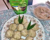 Foto langkah ke 4 dari resep Bola bola Ketan Matcha Kinca Duren.