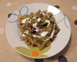 Foto del paso 5 de la receta Quinoa roja y blanca con salsa de yogur