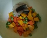 Foto langkah ke 1 dari resep Mpasi 7+ kabocha+lele+wortel+buncis+keju.