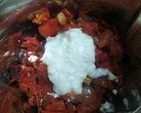A picture of step 3 of Paneer masala.