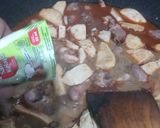 Foto langkah ke 3 dari resep Jantung Ayam Baso bumbu Rendang.