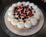 Une image de l'étape 4 de Layer cake aux fruits rouges.