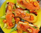 Une image de l'étape 5 de Salmon avocado toast.