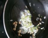 A picture of step 3 of Chicken loaded fries.