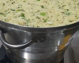 A picture of step 4 of Locho khichu rice flour steam.