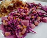Foto del paso 3 de la receta: REPOLLO MORADO y Jamón de Cerdo🐽 y Pavo🦃...!