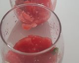A picture of step 1 of Minty Watermelon Lemonade.