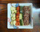 Hình bước làm 9 của món Ức gà cuộn bí ngòi nấu gừng [Eat clean - Lose weight]