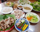 A picture of step 8 of Bún Mắm with Pork (Roast Pork & Boiled Pork).