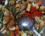 A picture of step 3 of Labra - A Bengali Classic.