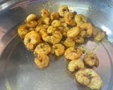 A picture of step 1 of Jackfruit prawn curry kolkata style.