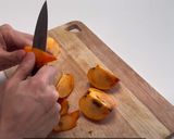 A picture of step 2 of Persimmon Pudding.