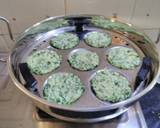 Instant sooji spinach idli recipe step 2 photo