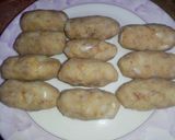 A picture of step 2 of Crispy Potatoes with stuffed rice.