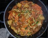 A picture of step 4 of LeVié Shortrib Curry.