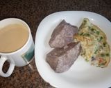 A picture of step 1 of Spiced egg and boiled ndumas#author marathon.