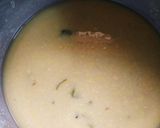 A picture of step 4 of Dal Palak.