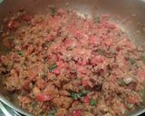 A picture of step 4 of Baked rice with minced meat .