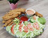 Foto del paso 4 de la receta: Fajitas de filete de pescado empanizado