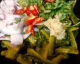 A picture of step 1 of Fresh Bitter Gourd / Bitter Melon Pickle Salad.