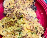 A picture of step 3 of Egg & Soya chilla – 20 Min Protein Breakfast.