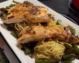 Foto del paso 6 de la receta: Noodles con salmón y salsa de ostras
