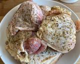 A picture of step 1 of Easy Creamy Tuscan Chicken Recipe.
