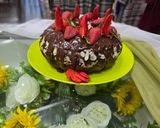 عکس مرحله 4 از دستور کیک شکلات و بادام 🎂 (Chocolate & Almond Cake) با گاناش نوتلا