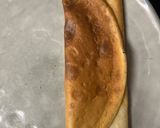 Une image de l'étape 3 de Crêpes salées à la raclette et chorizo façon samoussa.