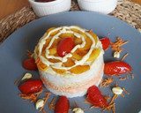 Foto del paso 13 de la receta: Pastel de arroz con melocotón a la plancha