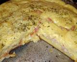 Foto del paso 4 de la receta Tarta de queso con jamón y tomate