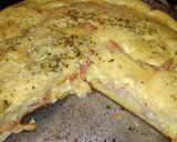 Foto del paso 4 de la receta: Tarta de queso con jamón y tomate