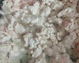 A picture of step 1 of Chicken mince filling.