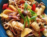 Foto langkah ke 3 dari resep Cumi Saus Mentega.