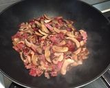 Foto del paso 4 de la receta: Penne rigate con hongos y tocino