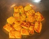 A picture of step 3 of Matar Paneer.