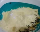 A picture of step 3 of Palak k pakore.